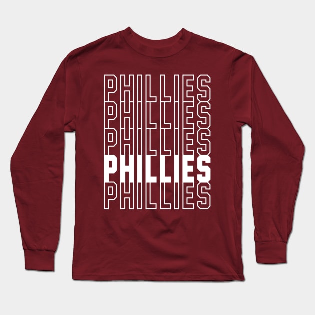 Phillies Long Sleeve T-Shirt by Throwzack